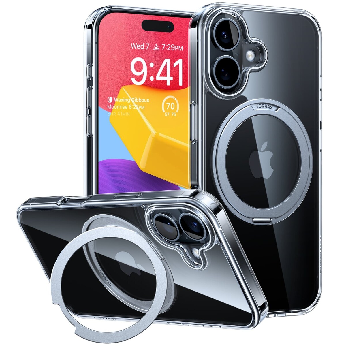 [}C]Ostand ProClear case iPhone 16[ Clear ]/TORRASiTORRASj Clear