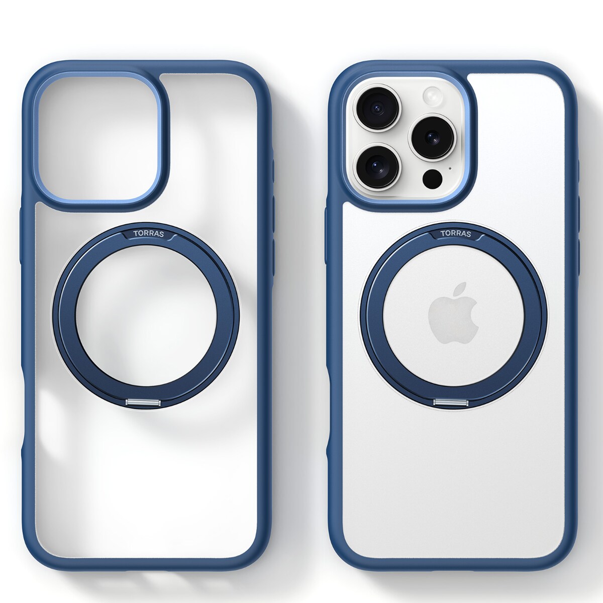 [}C]Ostand R Fusion case iPhone 16 Pro [ Navy Blue ]/TORRASiTORRASj Navy Blue