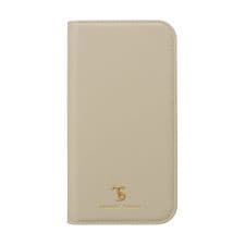 手帳ケースiPhone 16 [ Beige ]