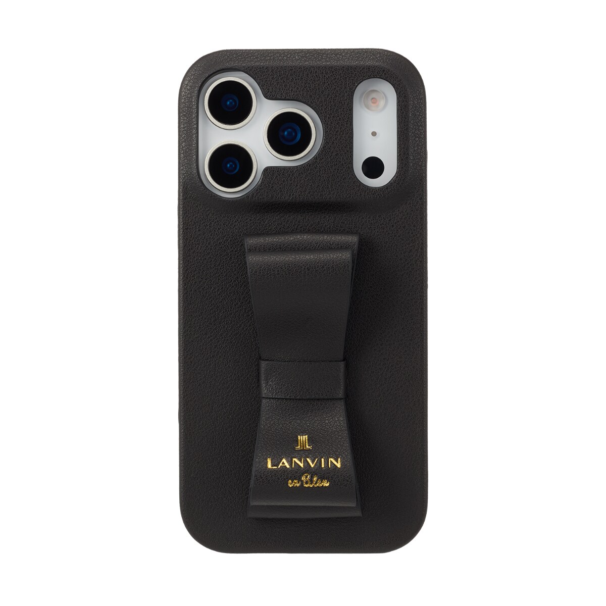 iPhone16 ランバンオンブルー ハードケース with ハートチャーム LANVIN en Bleu】ハートチャーム付背面ケース iPhone 16