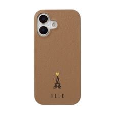 【ELLE】背面ケース iPhone 17 [ Greige ]