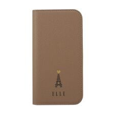 【ELLE】手帳ケース iPhone 17 Pro [ Greige ]