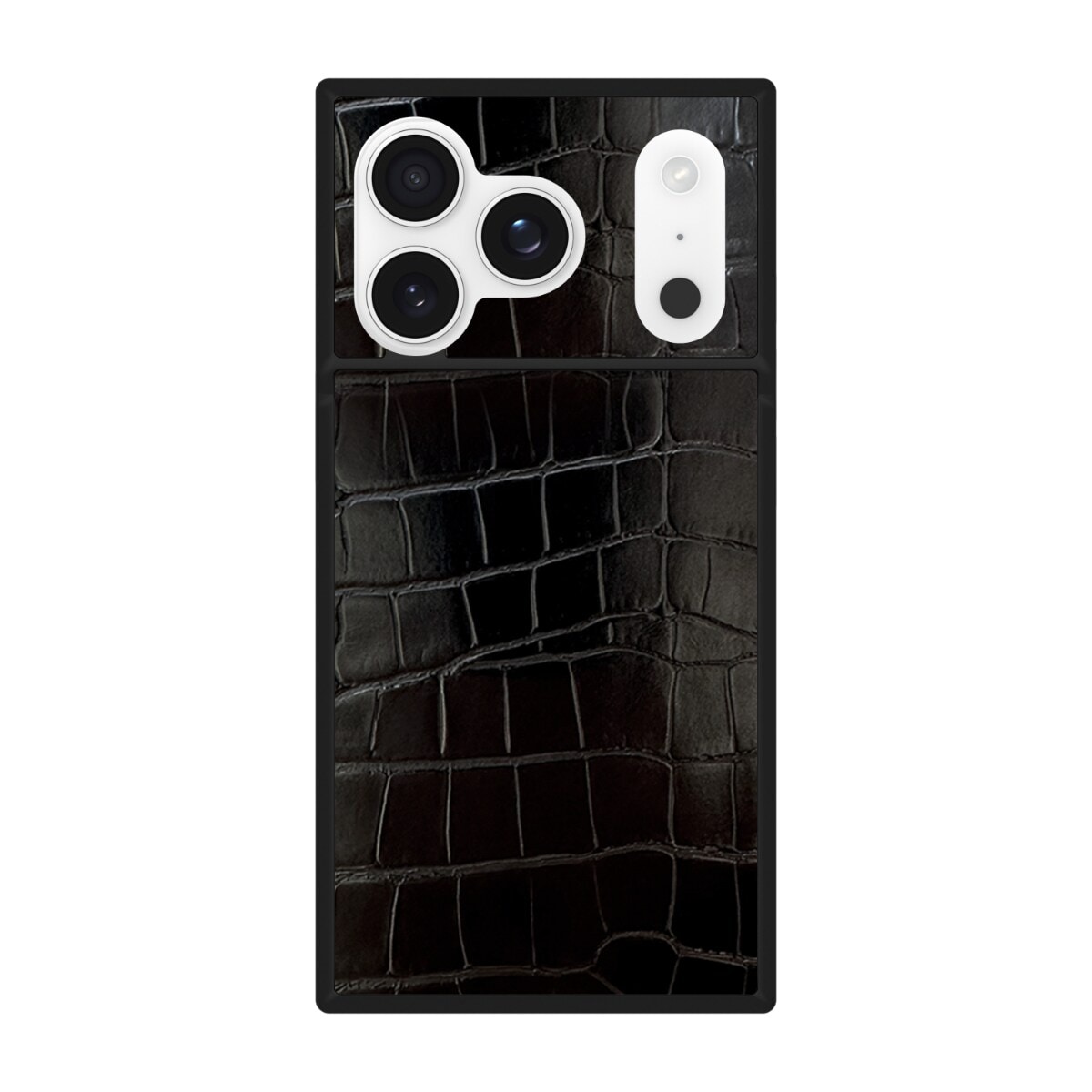 [�}���C]�yFLAUNT�z�X�N�G�A�P�[�XiPhone 17 Pro [ Black Crocodile ]/�t�����g�iFLAUNT�j Black Crocodile