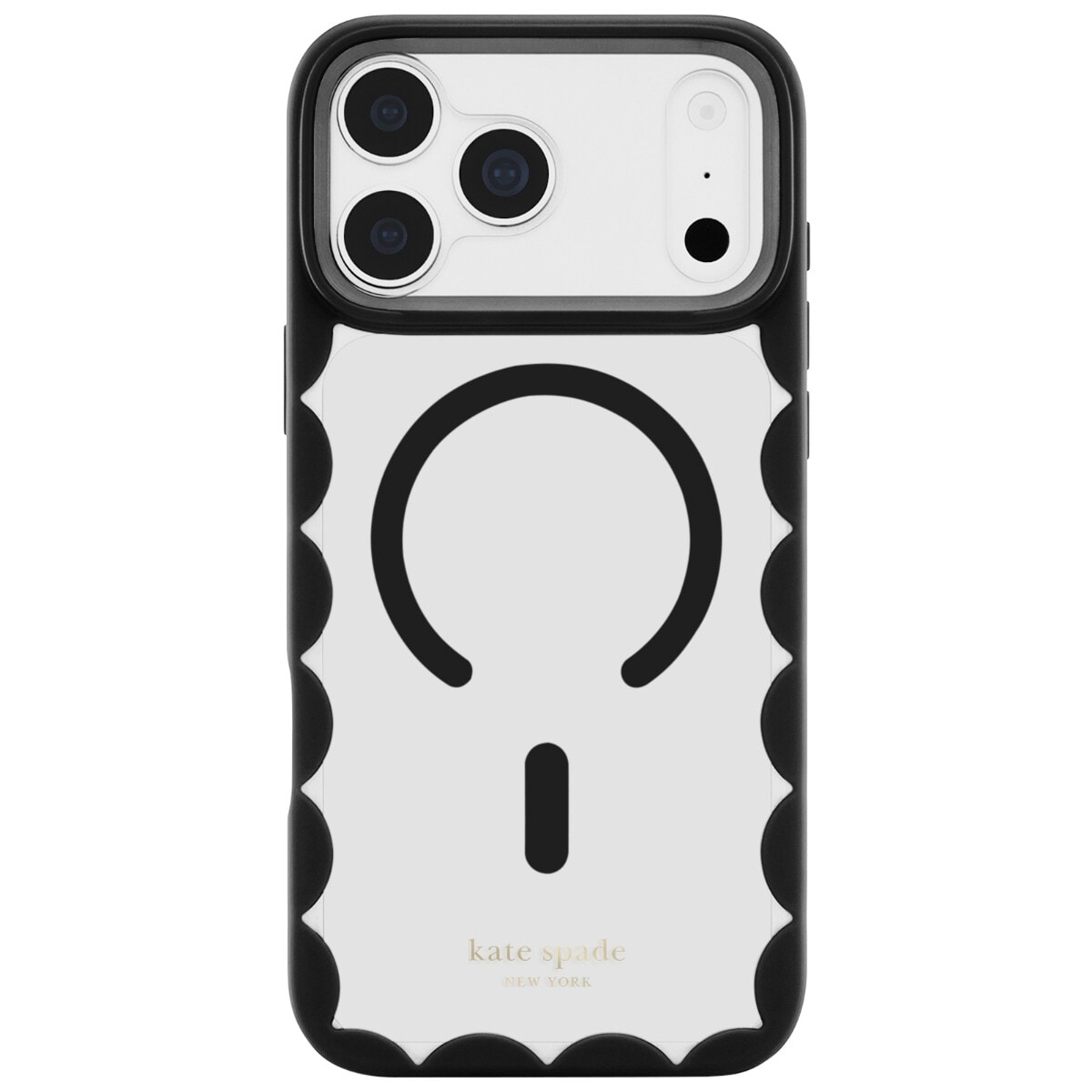 [�}���C]�ykate spade new york�z�X�J���b�v�P�[�X iPhone18Pro/�P�C�g�E�X�y�[�h �j���[���[�N�ikate spade new york�j Black