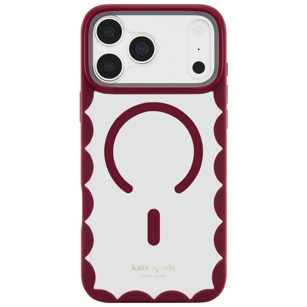 [�}���C]�ykate spade new york�z�X�J���b�v�P�[�X iPhone18Pro/�P�C�g�E�X�y�[�h �j���[���[�N�ikate spade new york�j Cherry Glaze
