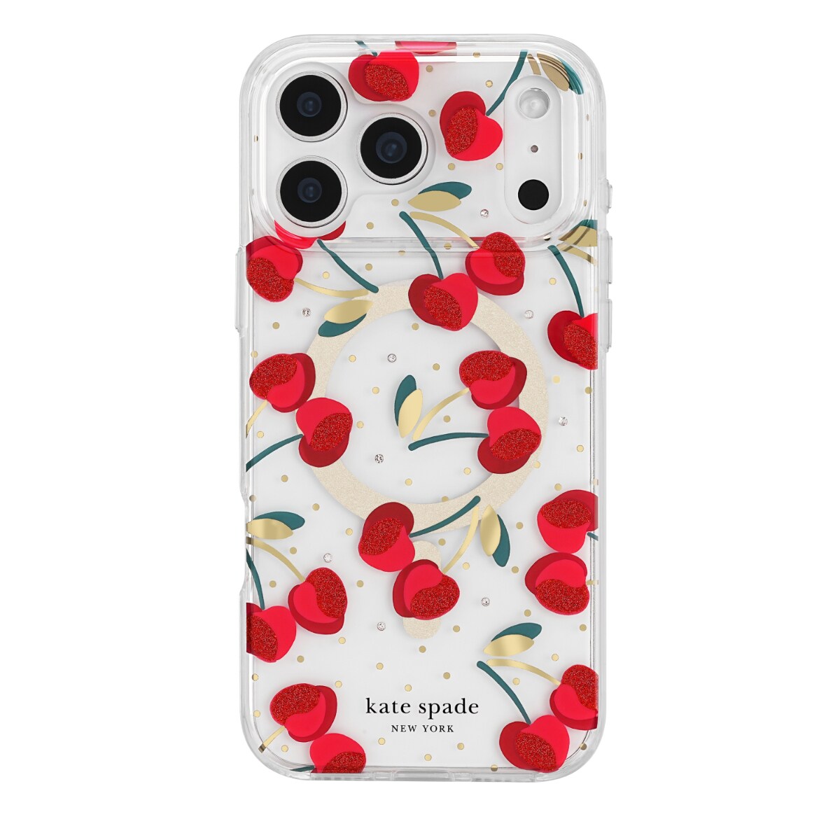 [�}���C]�ykate spade new york�z�}�O�Z�[�t�Ή��v���e�N�g�P�[�X iPhone18PM/�P�C�g�E�X�y�[�h �j���[���[�N�ikate spade new york�j Cherry Dot