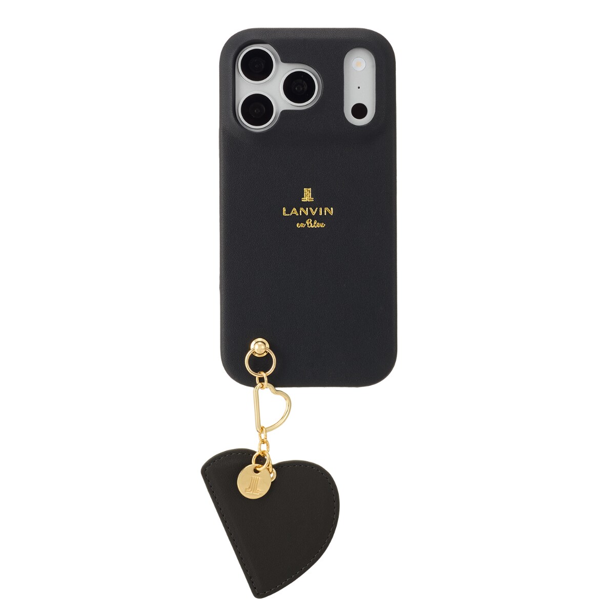 [�}���C]�yLANVIN en Bleu�z�`���[���t�w�ʃP�[�X iPhone 18 Pro/17 Pro/�����o�� �I�� �u���[�iLANVIN en Bleu�j Black