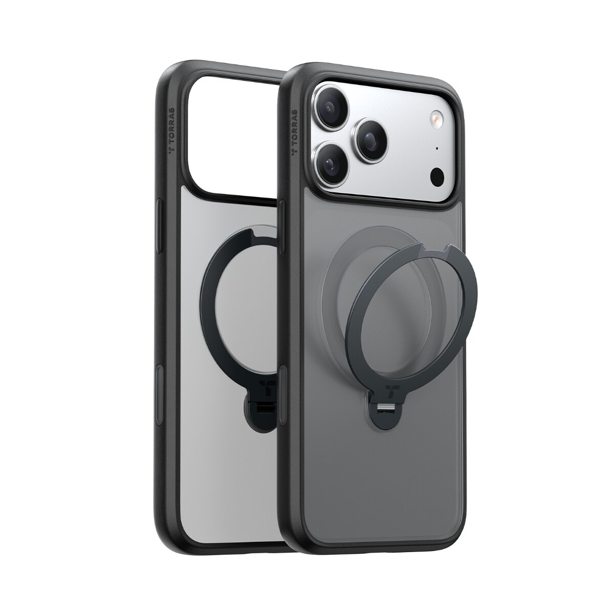 [�}���C]�yTORRAS�zQ3 Spin Case iPhone 18 Pro[ Black ]/TORRAS�iTORRAS�j Black