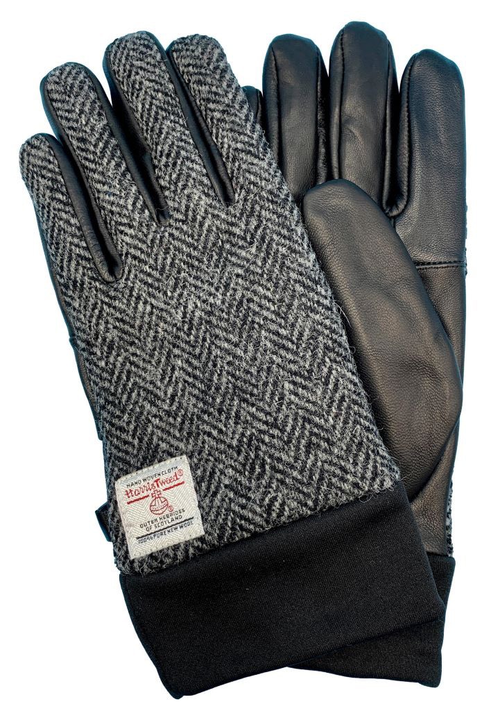 MEN'S GLOVE メンズ手袋 ハリスツイードｘストレッチフリース