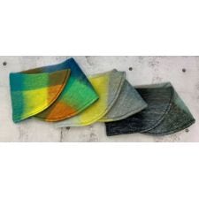 ウィングス(Wing-s)の織モヘア風ネックウォーマー チェック