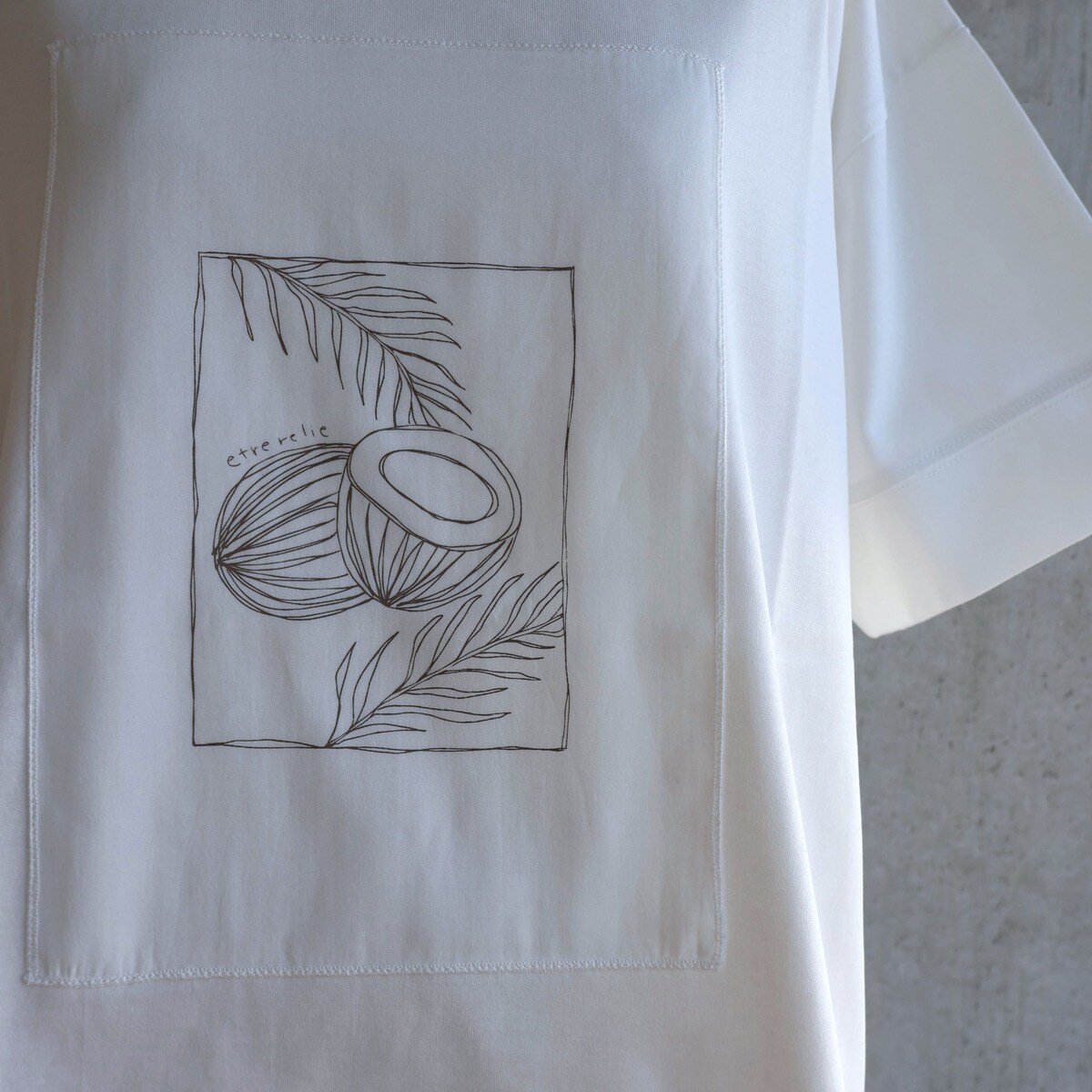 エトレリー（etre relie）/ココナッツプリントTシャツ ココナッツプリントTシャツ | エトレリー(etre relie) | マルイウェブ