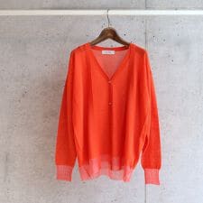 【etre relie】シアーリブカーディガン