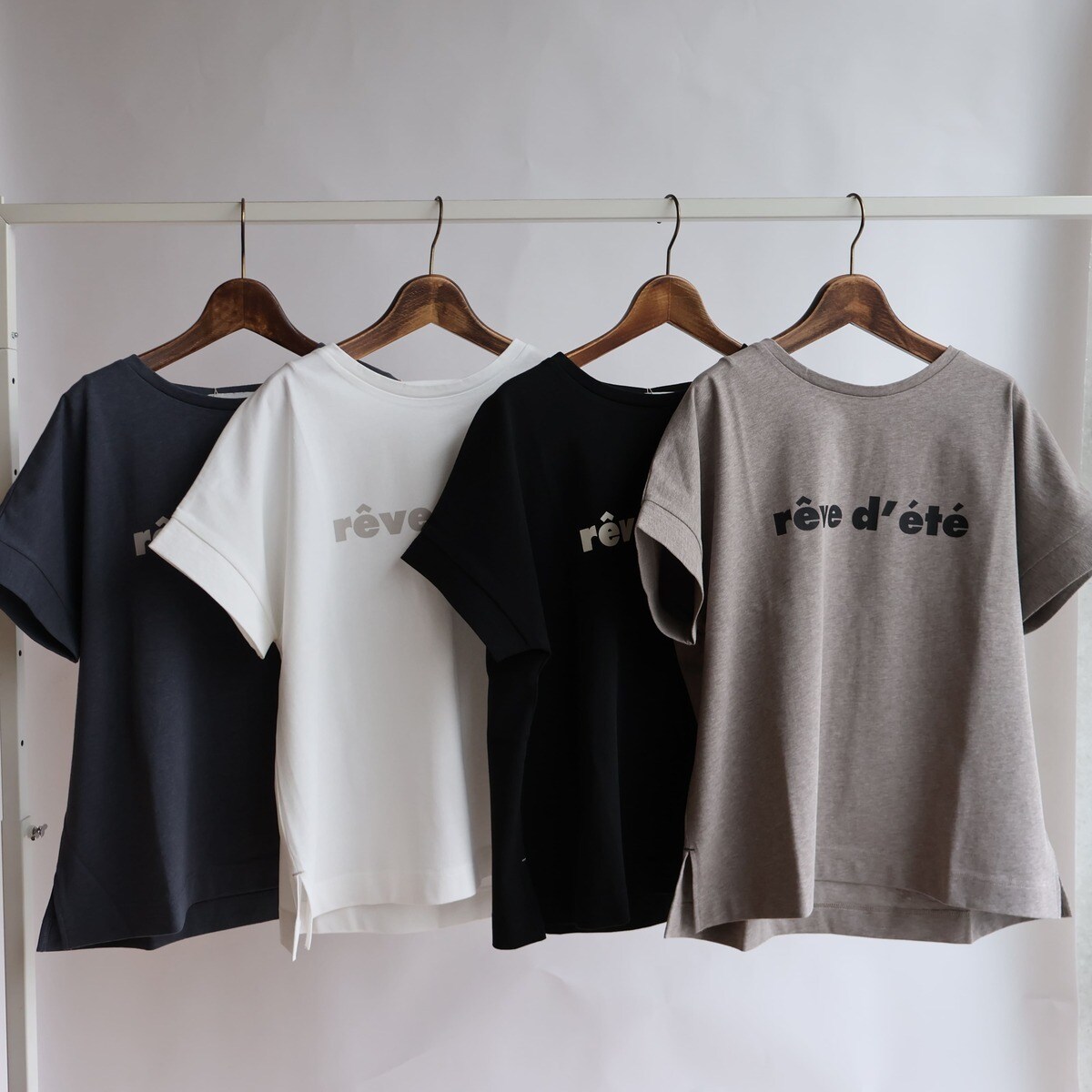 エトレリー（etre relie）/【etre relie】ピグメント　ロゴTシャツ etre relie】ピグメント ロゴTシャツ | エトレリー(etre relie