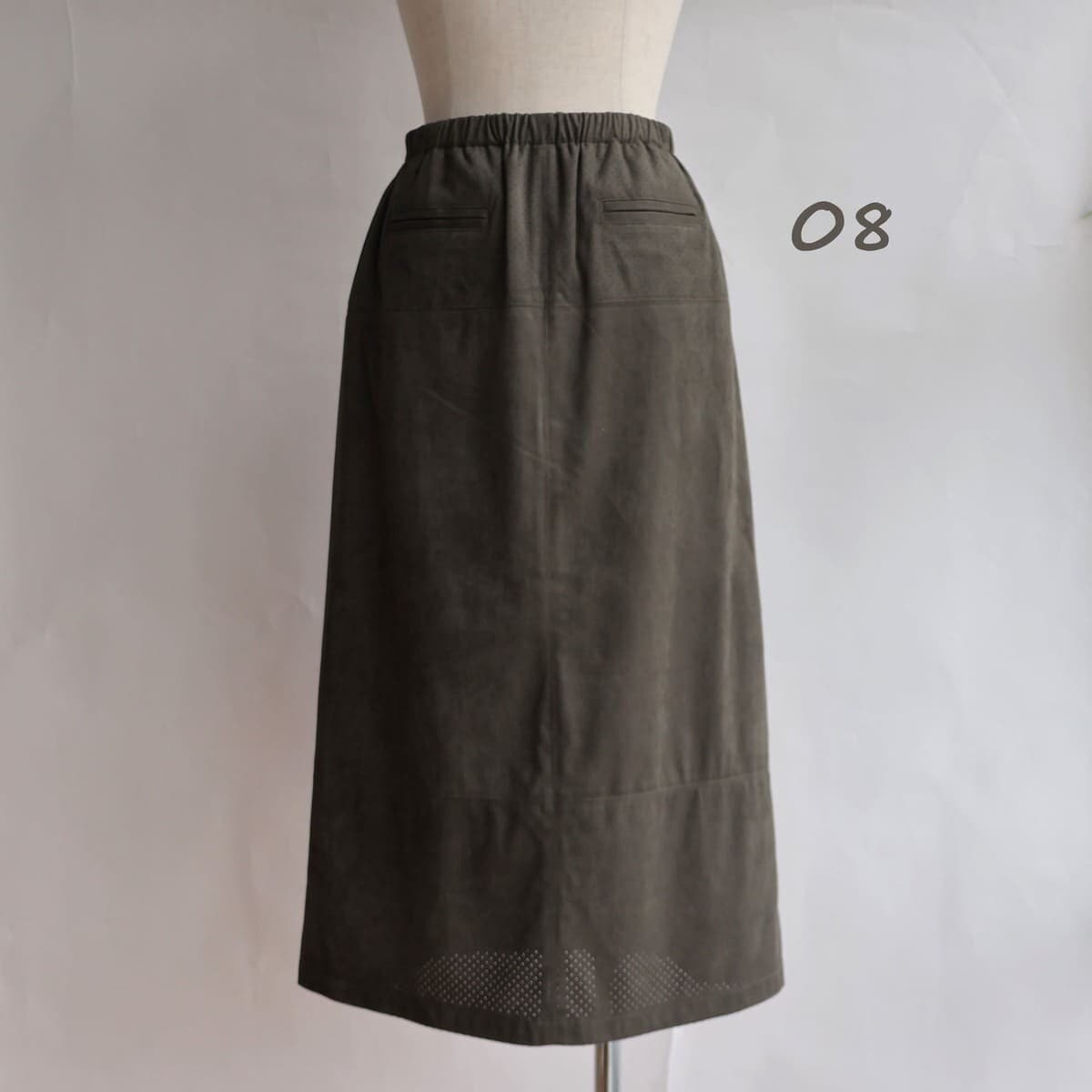 etre relie】 パンチングスエードスカート | エトレリー(etre relie