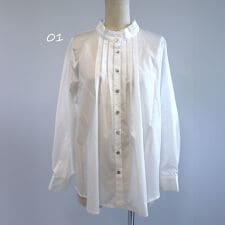 【etre relie】ブロードフリルブラウス