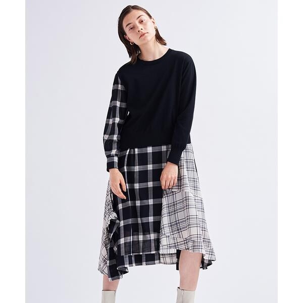 LANVIN en Bleu（ランバンオンブルー）の「ニットコンビMIX
