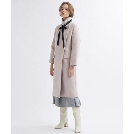ビジュータイウールコート | ランバン オン ブルー(LANVIN en Bleu 