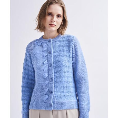 ツィードコンビニットカーディガン | ランバン オン ブルー(LANVIN en 