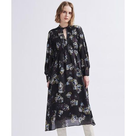 フラワーブーケプリントワンピース | ランバン オン ブルー(LANVIN en 