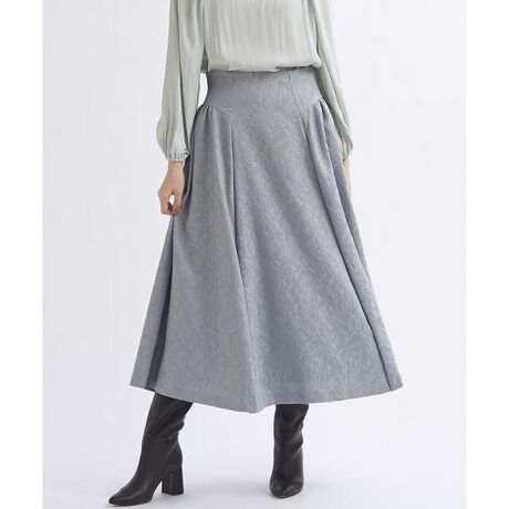 ペイズリージャカードスカート | ランバン オン ブルー(LANVIN en Bleu  