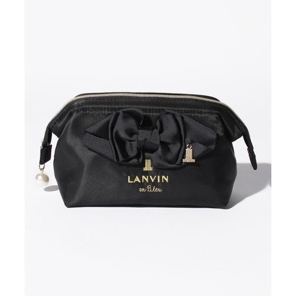 グログランリボンモチーフポーチ | ランバン オン ブルー(LANVIN en