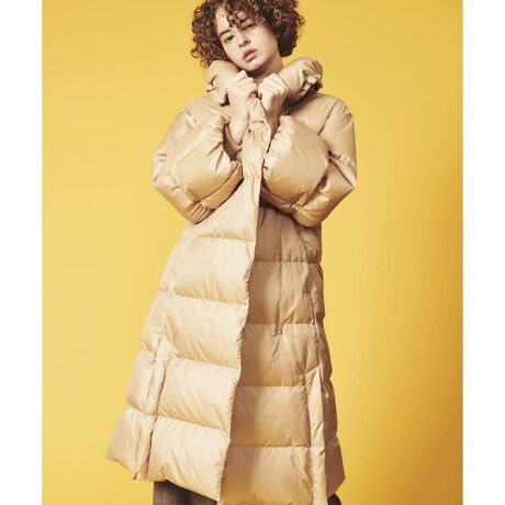 スリットロングダウンコート | ランバン オン ブルー(LANVIN en Bleu 