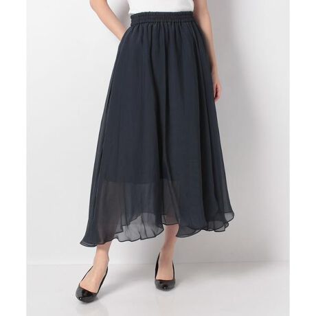 オーガンジーシフォンギャザースカート | ランバン オン ブルー(LANVIN  