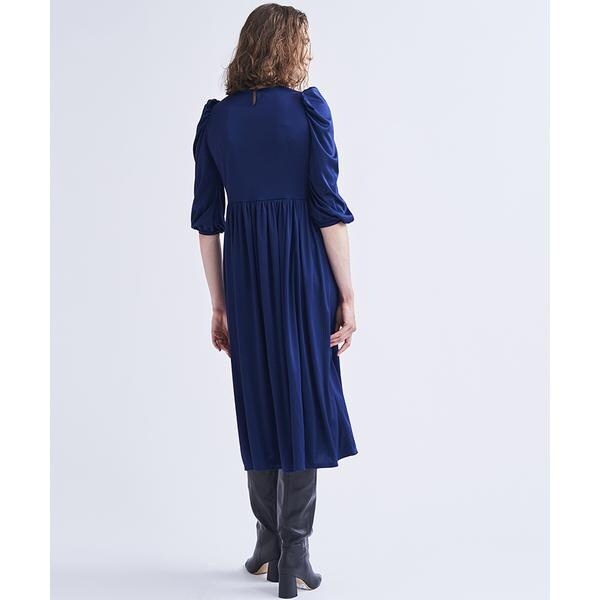 Lanvin En Blue ランバン サテンスムースワンピース 38 仕置者 Whirledpies Com