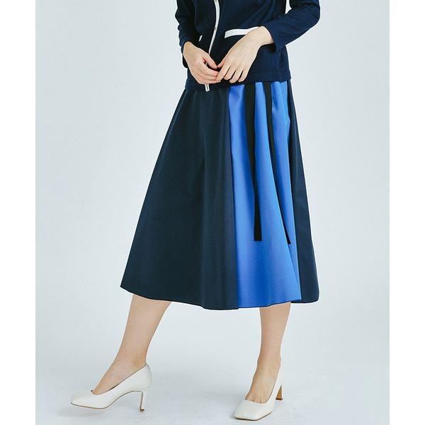 バイカラースカート | ランバン オン ブルー(LANVIN en Bleu