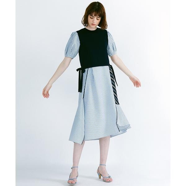 LANVIN en Bleu（ランバンオンブルー）の「TRダブルクロスニット