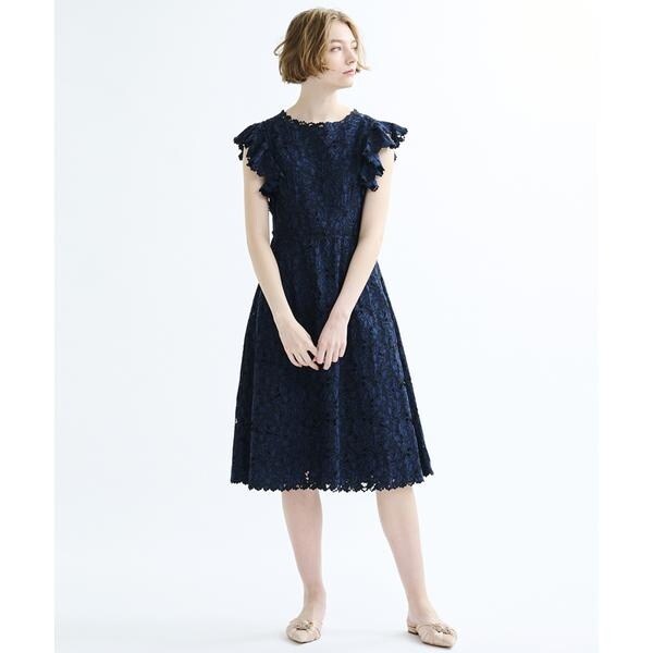 スカラップレースワンピース | ランバン オン ブルー(LANVIN en Bleu ...