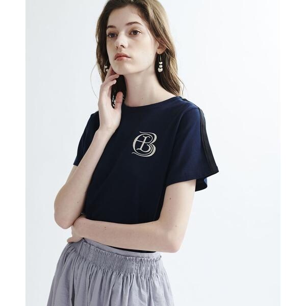 エンブロイダリーロゴTEE | ランバン オン ブルー(LANVIN en Bleu ...