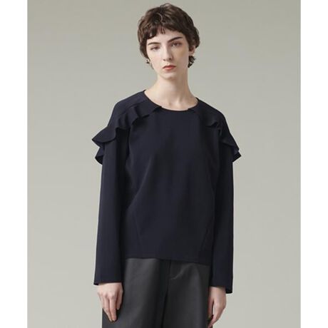 フリルダンボールカットソー | ランバン オン ブルー(LANVIN en Bleu 