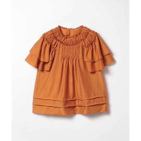 ピンタックギャザーブラウス | ランバン オン ブルー(LANVIN en