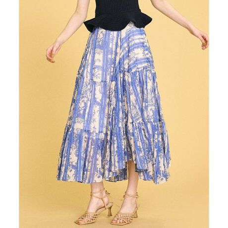 Window of the stripeスカート | ランバン オン ブルー(LANVIN en Bleu 