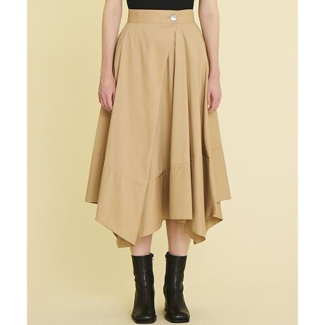 ウォッシャブルコットンスカート | ランバン オン ブルー(LANVIN en 