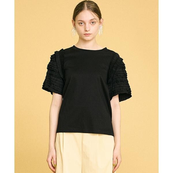 フリルスリーブカットソー | ランバン オン ブルー(LANVIN en