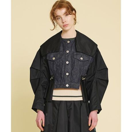 コンビネーションデニムジャケット | ランバン オン ブルー(LANVIN en 