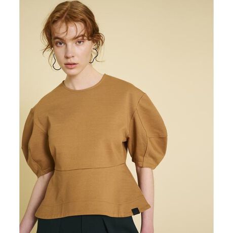 コクーンスリーブペプラムカットソー | ランバン オン ブルー(LANVIN 