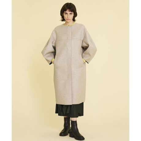 バイカラーボンディングコート | ランバン オン ブルー(LANVIN en Bleu 