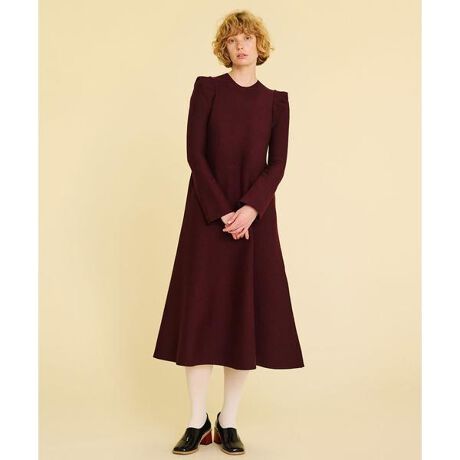 スクエアショルダーフレアワンピース | ランバン オン ブルー(LANVIN  