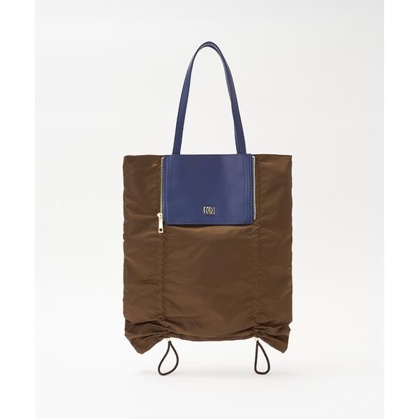 【今大人気☆】LANVIN ギャザートート コンパクトに折りたためる グログランギャザートートバッグ | LANVIN en Bleu (Women