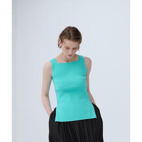 スクエアネックニットタンク | ランバン オン ブルー(LANVIN en Bleu 