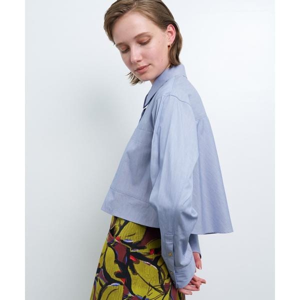 値下げ】LANVIN en Bleu ドライオーガンジータックスカート38