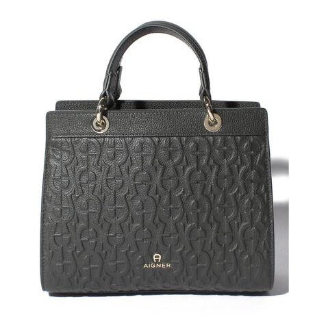 AIGNER】モノグラム型押しハンドバッグ | レリアン(Leilian) | マルイ 