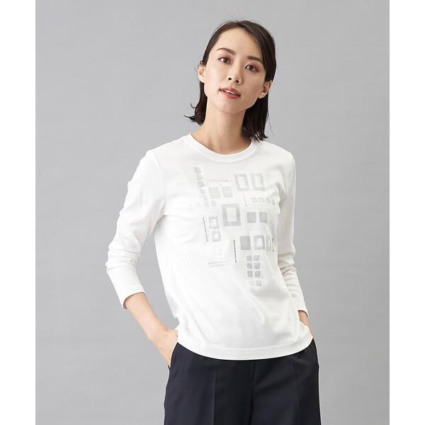 新品】定価31,900円 レリアン プリント半袖tシャツ リゾート 9号