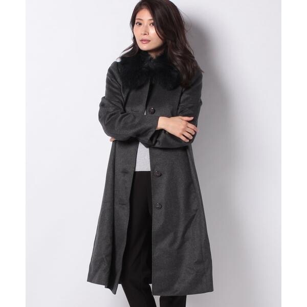 レリアンのカシミヤファーコート