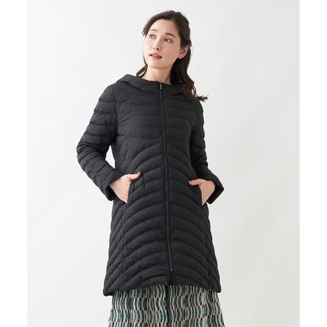 レリアン》新品 ほ 中わた フーデットジャケット ショートコート 2(11  