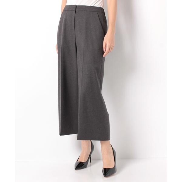 Leilian ストライプ ガウチョパンツ13号、今年の新作 ガウチョ