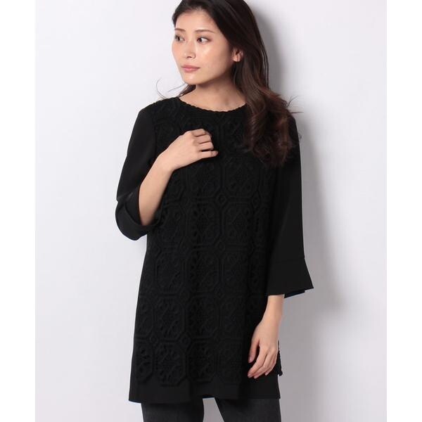 特別提供品】7分袖チュニックブラウス | レリアン(Leilian